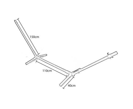 Придбати Стойка для гамака Bo-Camp Mudanza Brown (7100250), image , зображення 2, характеристики, відгуки