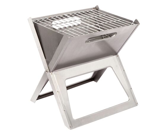 Купить Гриль вугільний Bo-Camp Notebook/Fire Basket Compact Silver (8108347), фото , изображение 2, характеристики, отзывы