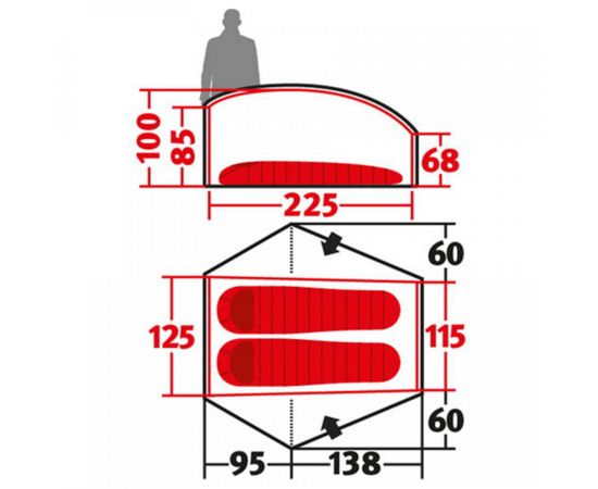 Придбати Намет Wechsel Exogen 2 ZG Green (231049), image , зображення 4, характеристики, відгуки