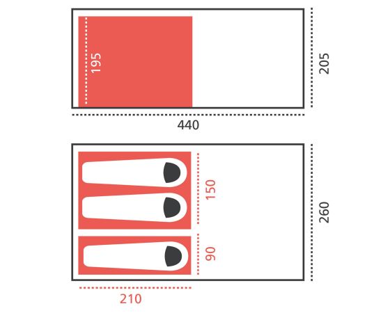 Купить Намет Grand Canyon Helena 3 Mojave Desert (330030), фото , изображение 2, характеристики, отзывы