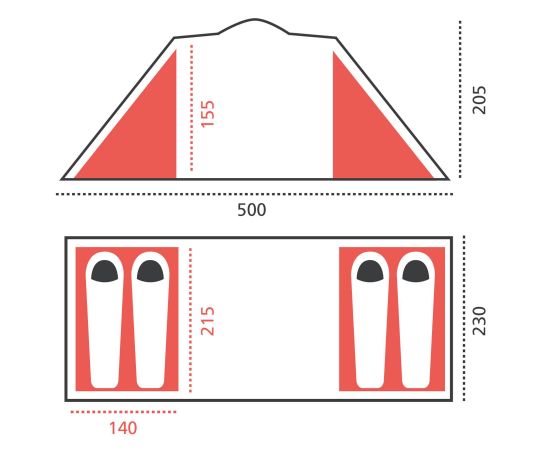 Купить Намет Grand Canyon Atlanta 4 Mojave Desert (330031), фото , изображение 2, характеристики, отзывы