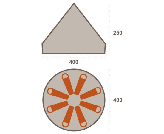 Купить Намет Grand Canyon Indiana 8 Capulet Olive (330036), фото , изображение 2, характеристики, отзывы