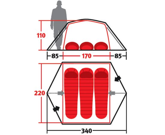 Придбати Намет Wechsel Charger 3 TL Laurel Oak (231009), image , зображення 3, характеристики, відгуки