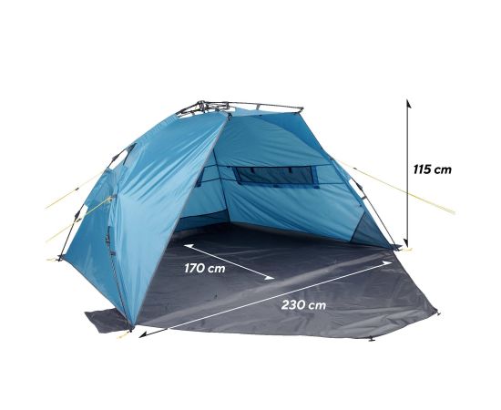 Купить Намет Uquip Speedy XL UV 50+ Blue/Grey (241006), фото , изображение 7, характеристики, отзывы