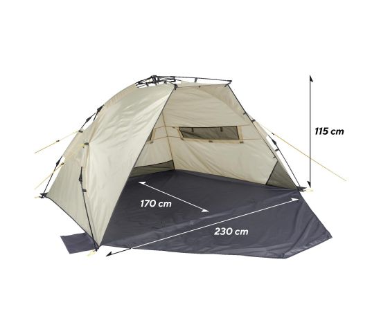 Купить Намет Uquip Speedy XL UV 50+ Sand/Grey (241007), фото , изображение 7, характеристики, отзывы