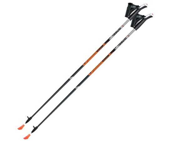 Купить Палиці для скандинавської ходьби Gabel X-1.35 Black/Orange 125 (7008361141250), фото , характеристики, отзывы