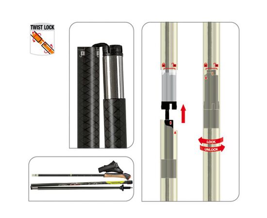 Придбати Палиці для скандинавської ходьби Gabel Cobra Re-Volution 3S (7008351300000), image , зображення 8, характеристики, відгуки