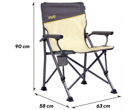 Купить Крісло розкладне Uquip Roxy Sand/Grey (244038), фото , изображение 6, характеристики, отзывы