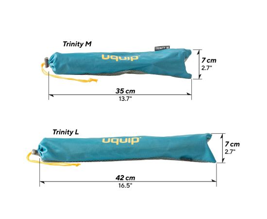 Придбати Стілець розкладний Uquip Trinity L Grey (244033), image , зображення 4, характеристики, відгуки