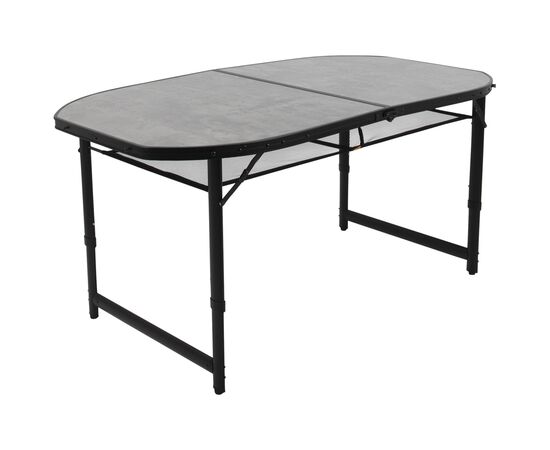 Придбати Стіл Bo-Camp Northgate Oval 150x80 cm Black/Grey (1404188), image , характеристики, відгуки