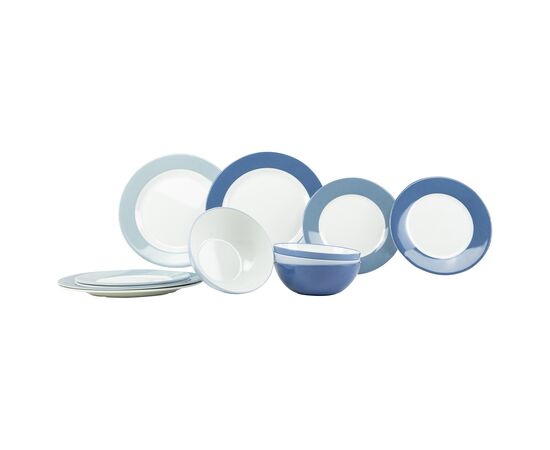 Купить Сервіз столовий Gimex Tableware Colour 12 Pieces 4 Person Sky (6910121), фото , характеристики, отзывы