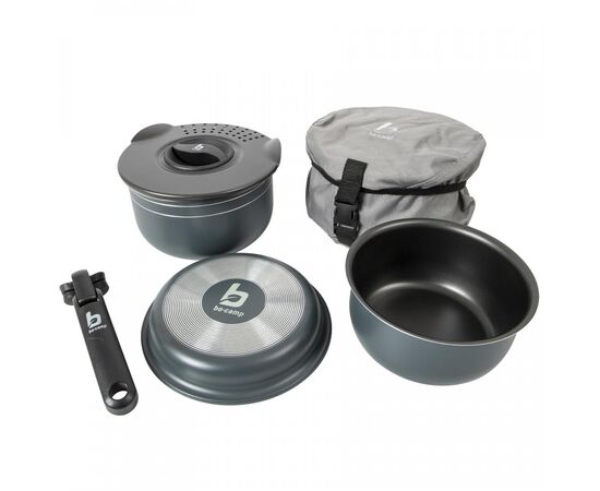 Купить Набір посуду Bo-Camp Trekking 5 Pieces Anthracite (2300351), фото , характеристики, отзывы