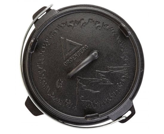 Купить Казан з кришкою Groenberg Askja Pot 25 cm / 4 L Black (266016), фото , изображение 4, характеристики, отзывы