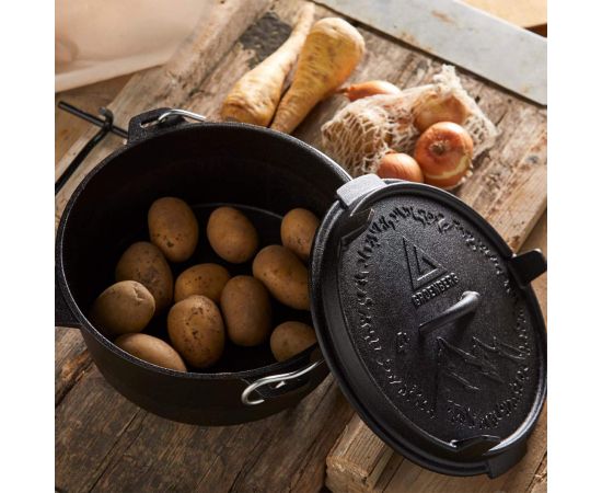 Купить Казан з кришкою Groenberg Askja Pot 25 cm / 4 L Black (266016), фото , изображение 9, характеристики, отзывы