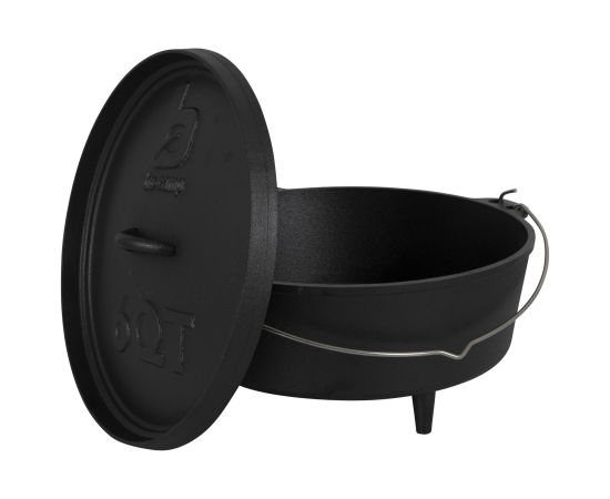Купить Казан з кришкою Bo-Camp Dutch Oven Cast Iron 31 cm / 5 L Black (2122410), фото , изображение 2, характеристики, отзывы