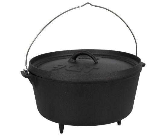 Купить Казан з кришкою Bo-Camp Dutch Oven Cast Iron 31 cm / 7.1 L Black (2122415), фото , характеристики, отзывы