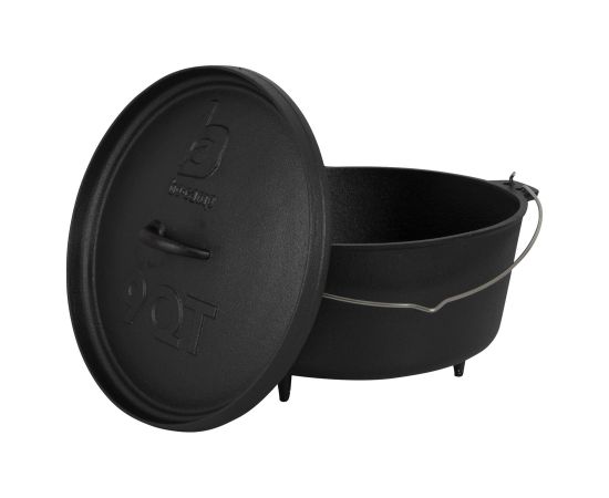 Купить Казан з кришкою Bo-Camp Dutch Oven Cast Iron 31 cm / 7.1 L Black (2122415), фото , изображение 2, характеристики, отзывы