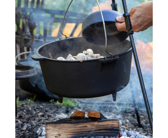 Купить Казан з кришкою Bo-Camp Dutch Oven Cast Iron 31 cm / 7.1 L Black (2122415), фото , изображение 5, характеристики, отзывы