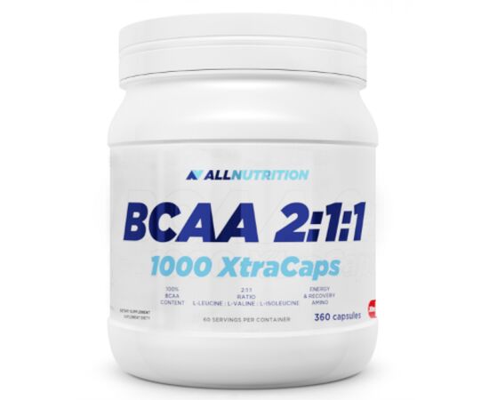 Купить BCAA 2-1-1 1000 XtraCaps - 360 caps, фото , характеристики, отзывы