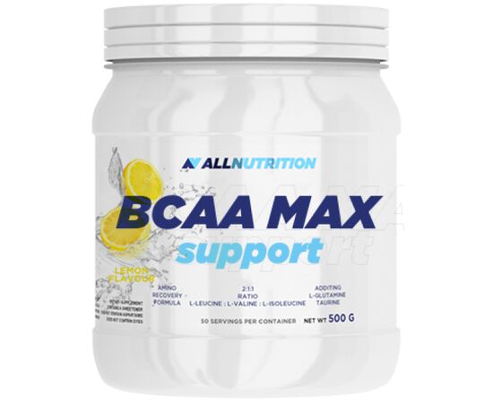 Купить Комплекс аминокислот для спорта BCAA Max Support - 500g Lemon (Лимон) - All Nutrition, фото , характеристики, отзывы