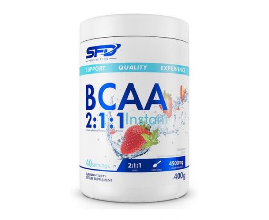 Придбати Комплекс амінокислот для спорту BCAA 2-1-1 Instant - 400g Lemon (Лимон) - SFD Nutrition, image , характеристики, відгуки