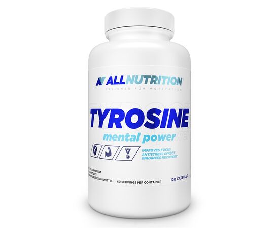 Купить Аминокислота для спорта Tyrosine Mental Power - 120caps - All Nutrition, фото , характеристики, отзывы