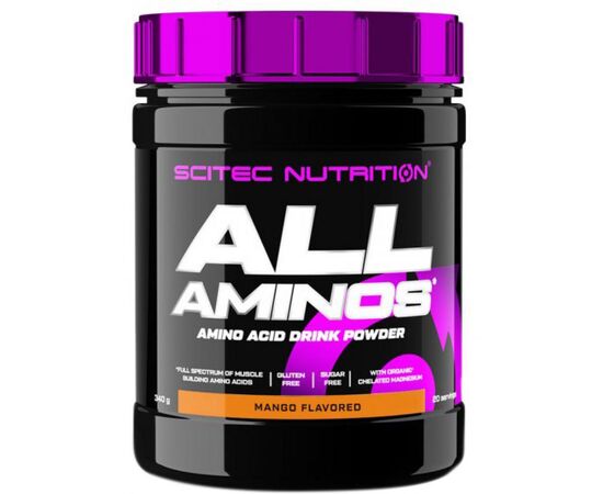 Купить ALL Aminos - 340g Mango, фото , характеристики, отзывы