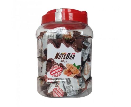 Придбати Цукерки без цукру ( Nuts bar mini LOW sugar free ) - 810g - Power Pro, image , характеристики, відгуки