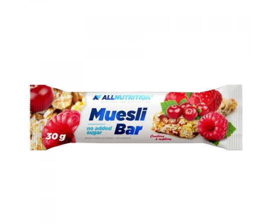 Придбати Протеїновий батончик Musli Bar - 30g Cranberry Raspberry (Журавлина-Малина) - All Nutrition, image , характеристики, відгуки