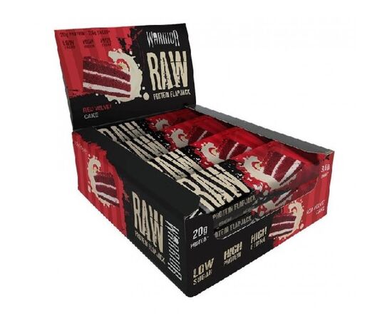 Купить Raw Protein Flapjack Bar - 12x75g Red Velvet, фото , характеристики, отзывы