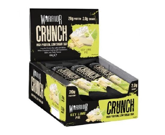 Купить Crunch, High Protein, Low Sugar Bar - 12x64g Key Lime Pie, фото , характеристики, отзывы