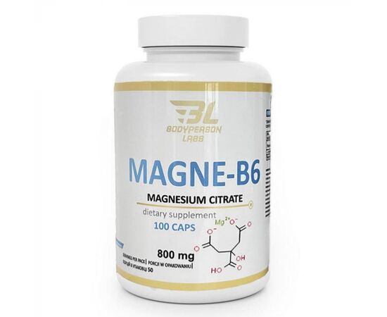 Купить Магний В6 (Magne B6) 800mg-100caps - Bodyperson Labs, фото , характеристики, отзывы