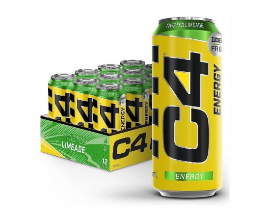 Купить Энергетический напиток C4 - 500 ml х 12 шт Twisted limeade - Cellucor, фото , характеристики, отзывы