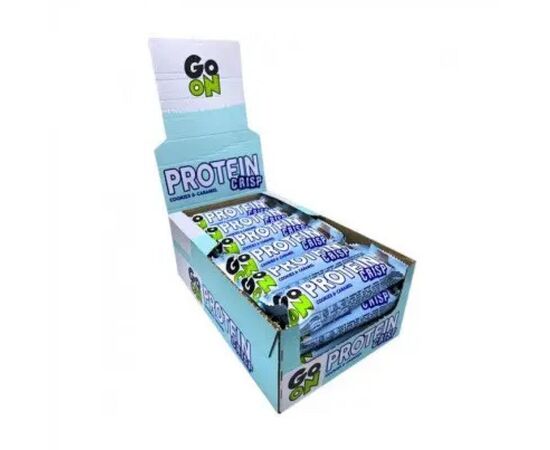 Купить Протеиновые батончики, Protein Crisp Bar - 24x45g Coconut Cookie (Кокосовое печенье) - GoOn Nutrition, фото , характеристики, отзывы