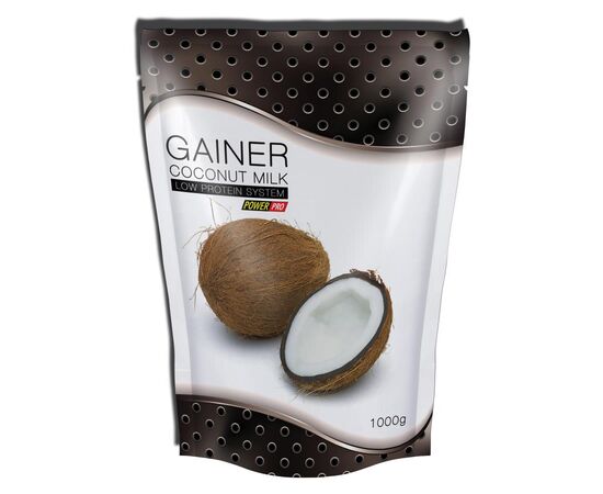 Купить Гейнер  ( Gainer )  - 1000g Coconut Milk (Кокосовое молоко)- Power Pro, фото , характеристики, отзывы