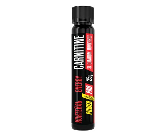 Купить Жиросжигатель жидкий, Shot Carnitine Energi - 20x25 Strawberry (Клубника) - Power Pro, фото , характеристики, отзывы