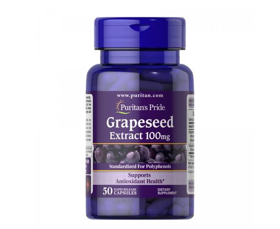 Купить Grapeseed Extract 100mg - 50caps, фото , характеристики, отзывы