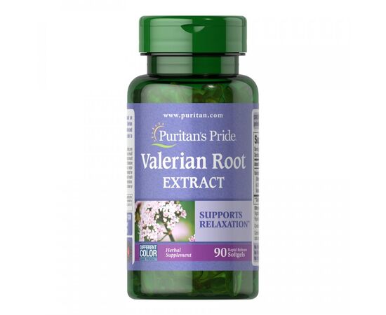 Придбати Valerian Root Extract - 90 softgels, image , характеристики, відгуки