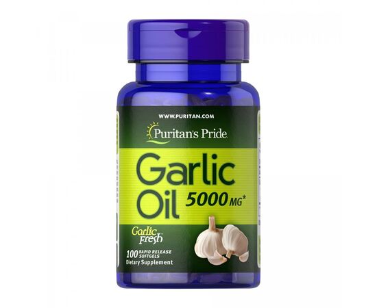 Купить Масло чесночное ( Garlic Oil ) 5000mg - 100 caps - Puritans Pride, фото , характеристики, отзывы