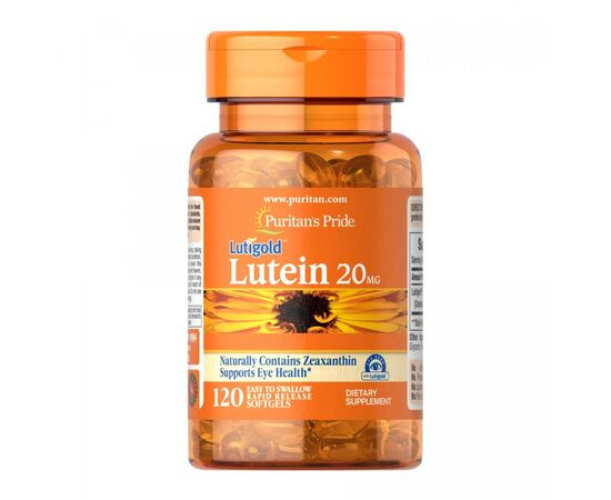 Придбати Лютеїн з Зеаксантином ( Lutein 20 mg with Zeaxanthin ) - 60 softgels - Puritans Pride, image , характеристики, відгуки