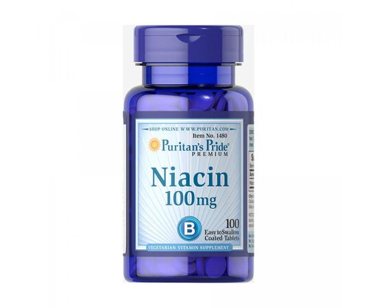 Купить Niacin 100 mg - 100 tabs, фото , характеристики, отзывы