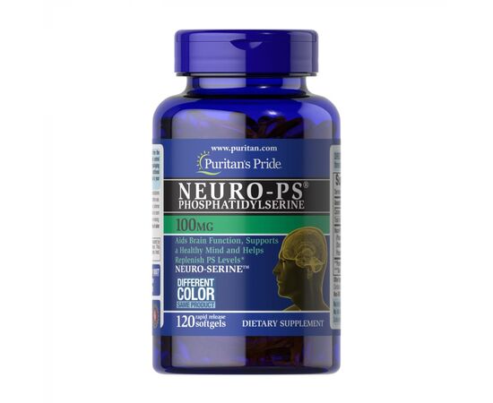 Придбати Нейро-PS (фосфатидилсерін), Neuro PS 100mg - 60 softgels - Puritans Pride, image , характеристики, відгуки