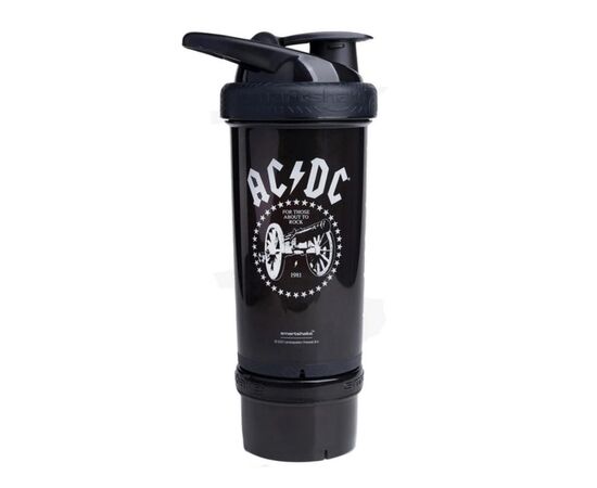 Придбати Шейкер, Revive - 750ml Rockband AC/DC ( Чорний + сірий ) - Smart Shake, image , характеристики, відгуки