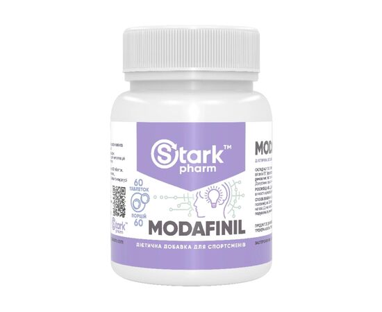 Купить Стимулятор для концентрации Modafinil 100mg - 60 caps - Stark Pharm, фото , характеристики, отзывы