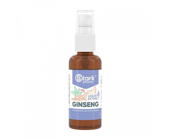 Купить Женьшень (Ginseng Liquid Extract) - 50ml - Stark Pharm, фото , характеристики, отзывы