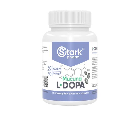 Придбати L-Dopa Mucuna 400mg - 60 caps, image , характеристики, відгуки