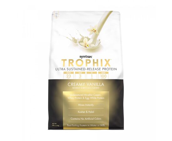 Купить Комплексный протеин, Trophix - 2270g Creamy Vanilla (Сливки+ваниль)- Syntrax, фото , характеристики, отзывы