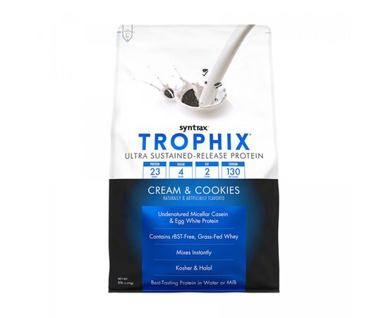 Купить Комплексный протеин, Trophix - 2270g Creamy Cookies (Печень + крем) - Syntrax, фото , характеристики, отзывы