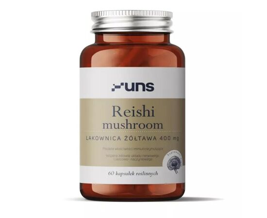 Купить Ферментированный гриб рейши (Reishi Mushroom) - 60 veg caps - UNS Vitamins, фото , характеристики, отзывы