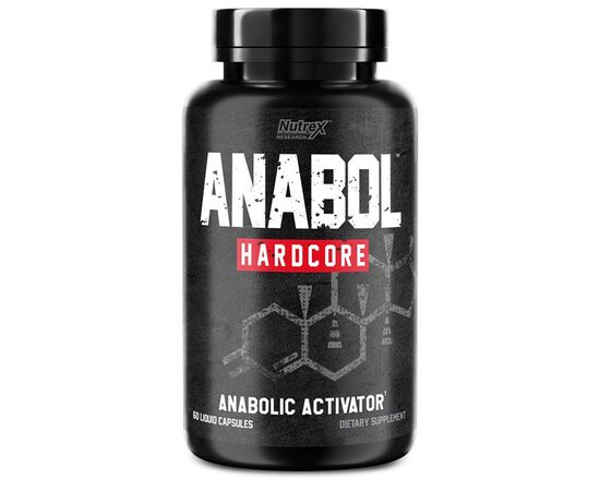 Купить Стимулятор анабола, Anabol Hardcore - 60 liquid caps - Nutrex, фото , характеристики, отзывы